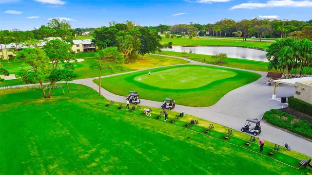 an aerial view of a football ground