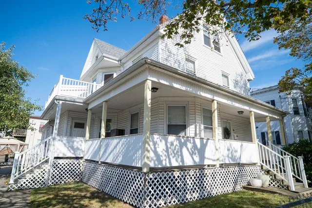 a view of a house with a door