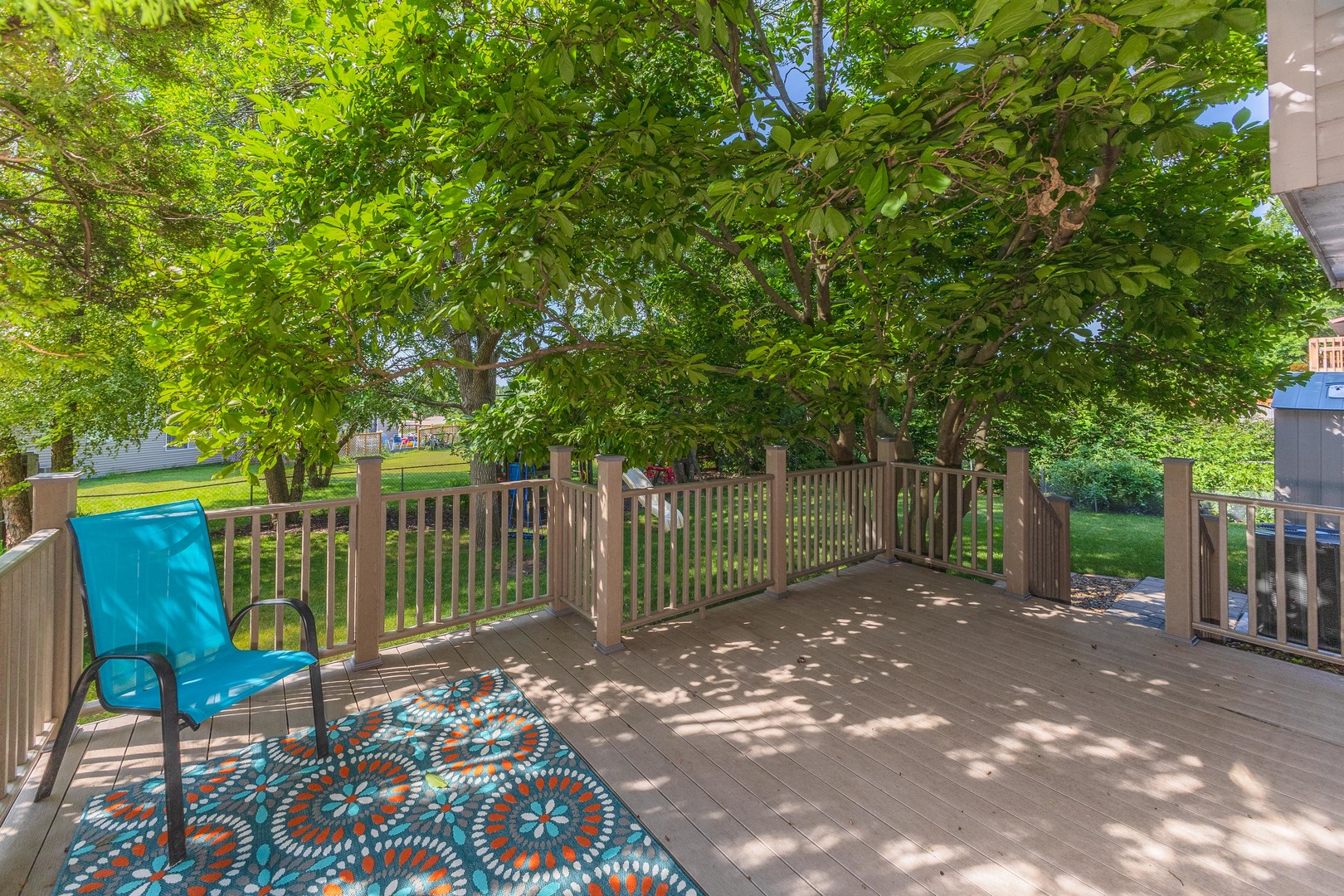 505 Carriage Hills Road Normal, IL 61761 - Photo 42 of 51 a view of a bench in the garden