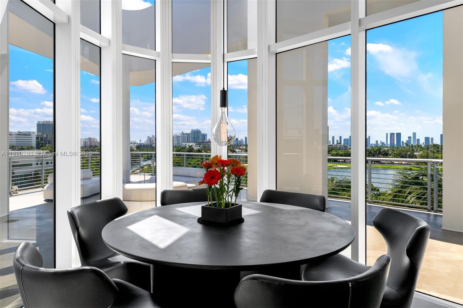 2001 Meridian Avenue, Unit PH01 Miami Beach, FL 33139 - Photo 14 of 63 a view of a dining room with furniture window and wooden floor