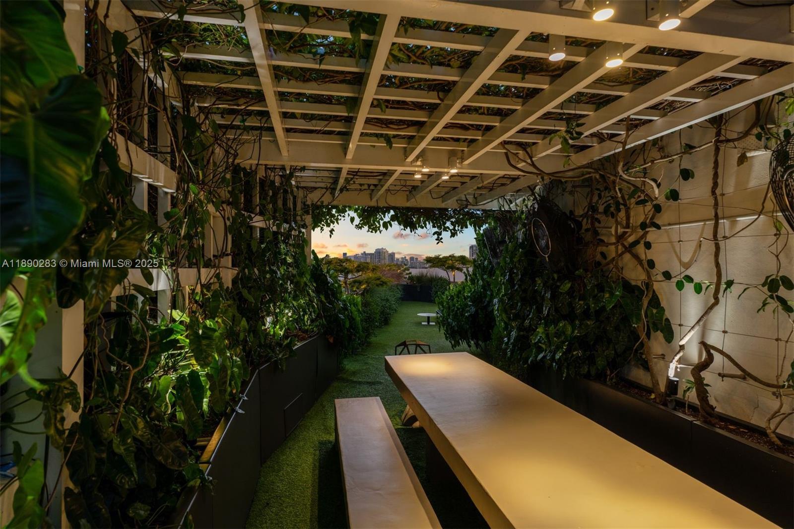 2001 Meridian Avenue, Unit PH01 Miami Beach, FL 33139 - Photo 52 of 63 a view of a balcony with a yard