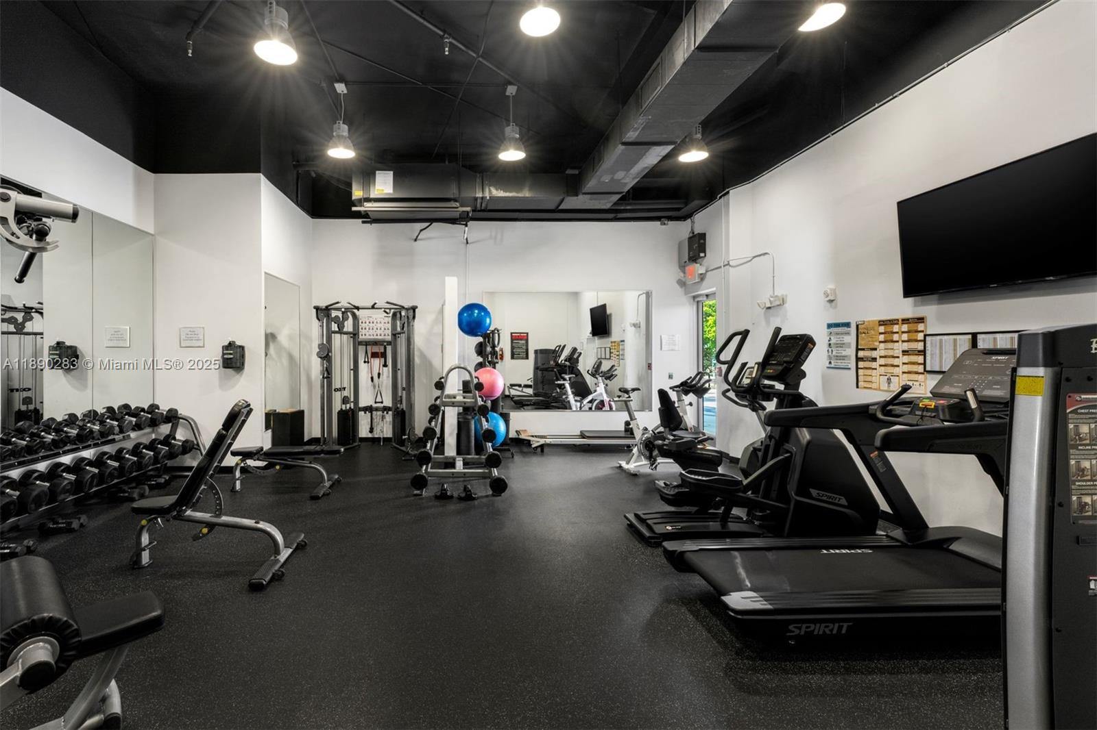 2001 Meridian Avenue, Unit PH01 Miami Beach, FL 33139 - Photo 63 of 63 a view of a room with gym equipment