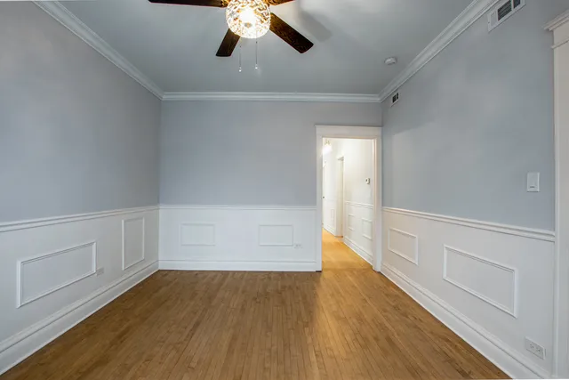 wooden floor in an empty room