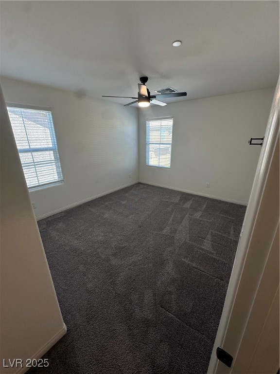 2444 Padulle Place Henderson, NV 89044 - Photo 9 of 11 Spare room featuring ceiling fan, visible vents, b