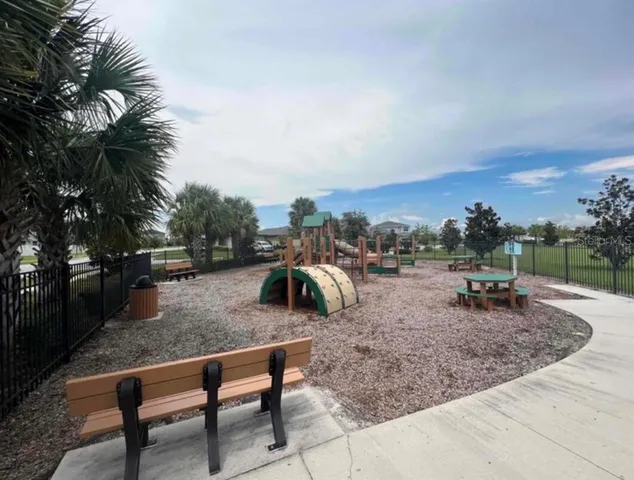 a view of outdoor space with seating space