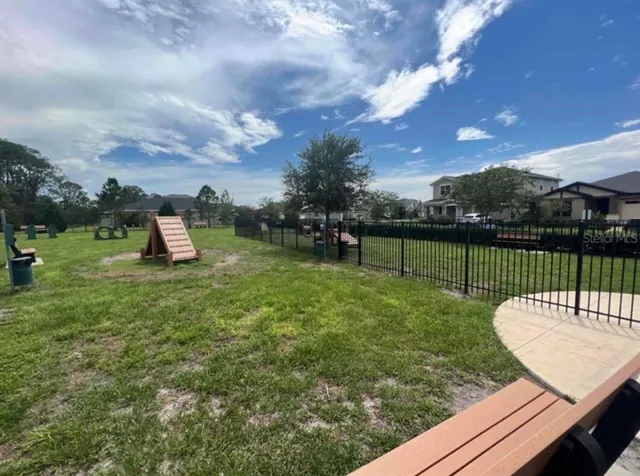 a garden view with a garden