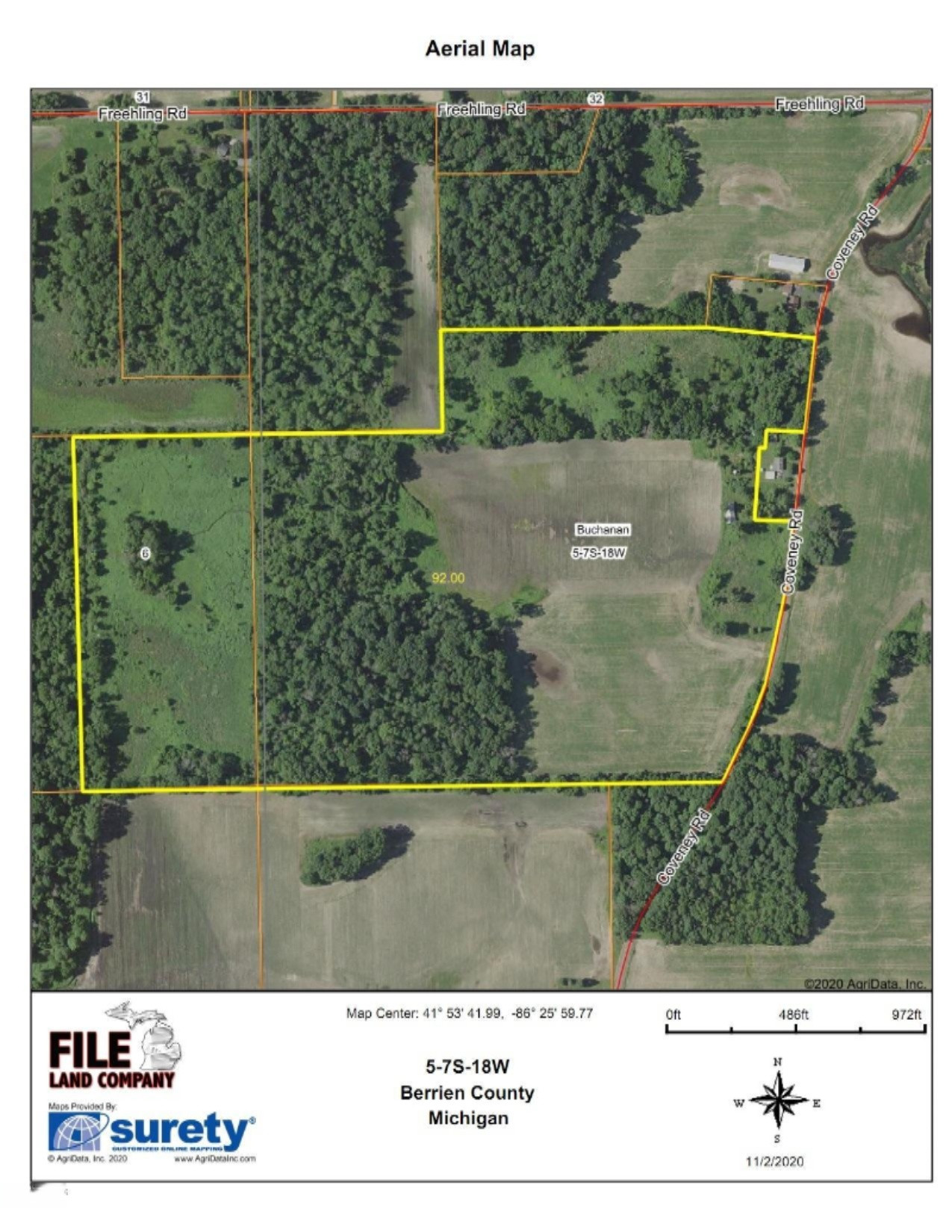 2 Coveney Road Buchanan, MI 49107 - Photo 1 of 1 Schwab 92 acres