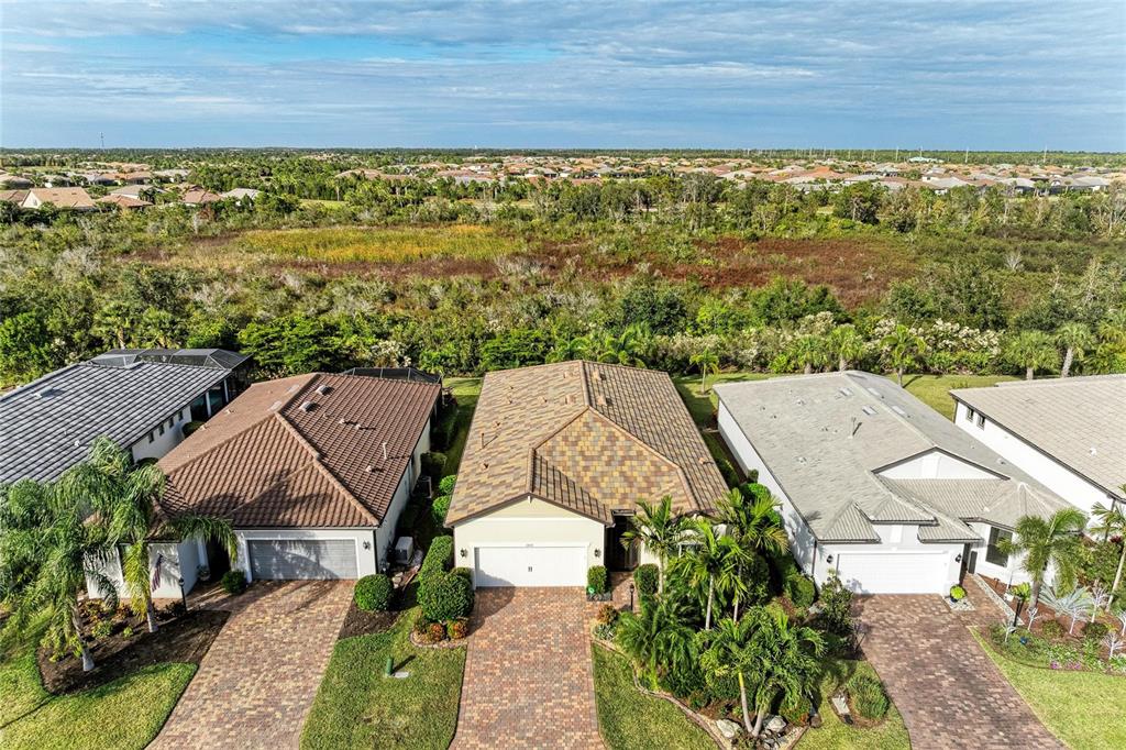17631 Colebrook Circle Lakewood Ranch, FL 34202 - Photo 69 of 85 an aerial view of a house with a ocean view