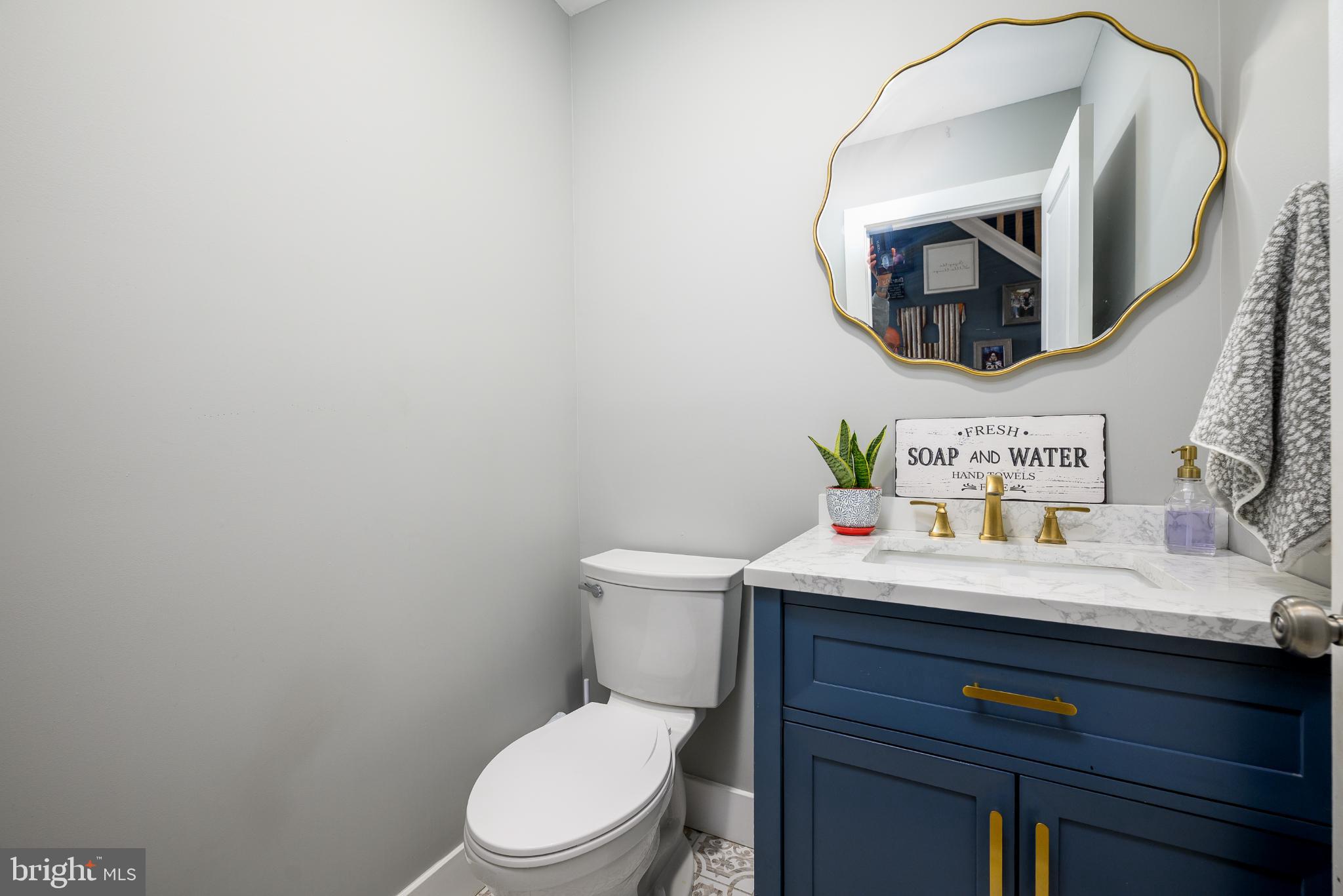 453 Stage Road Little Egg Harbor, NJ 08087 - Photo 29 of 54 Chic half-bath with modern elegance.