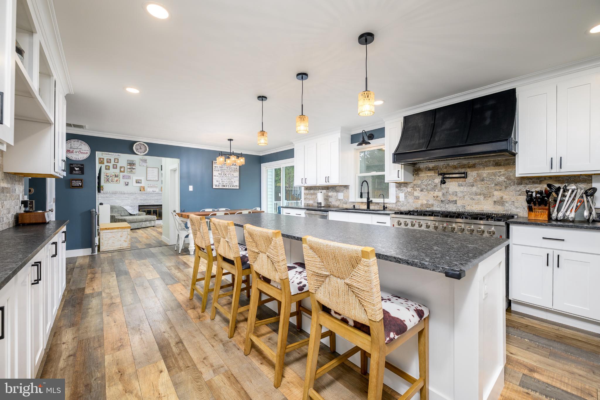 453 Stage Road Little Egg Harbor, NJ 08087 - Photo 34 of 54 Modern kitchen with stylish island seating.