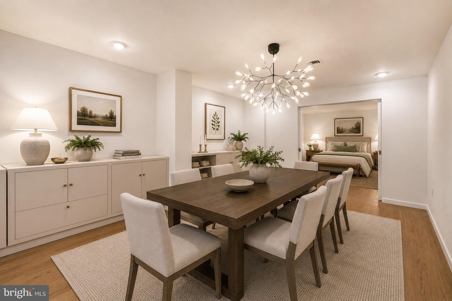 4100 Cathedral Avenue Northwest, Unit 615 Washington, DC 20016 - Photo 13 of 48 Virtually Staged Dining Room