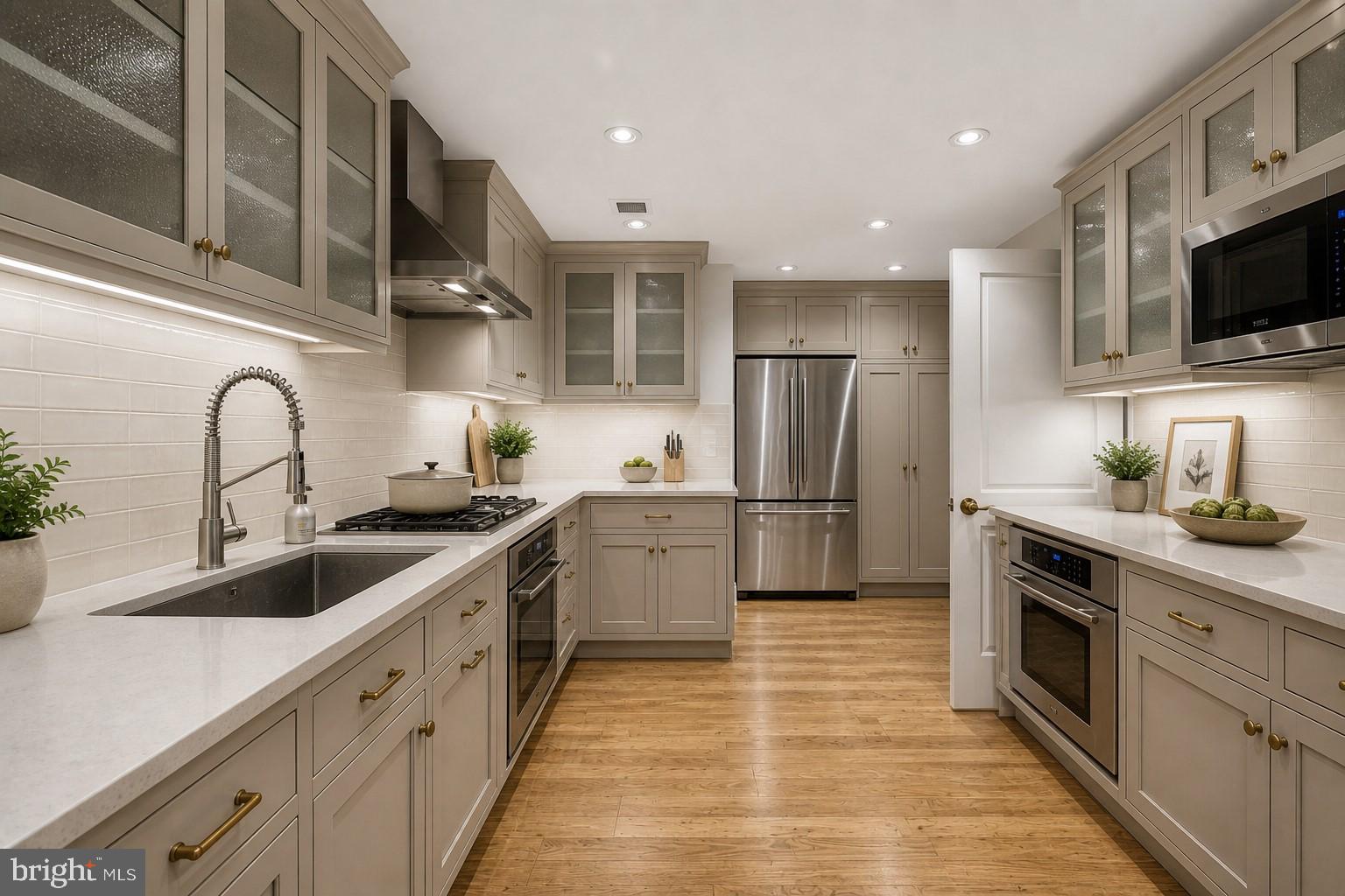 4100 Cathedral Avenue Northwest, Unit 615 Washington, DC 20016 - Photo 23 of 48 Virtually Staged Kitchen