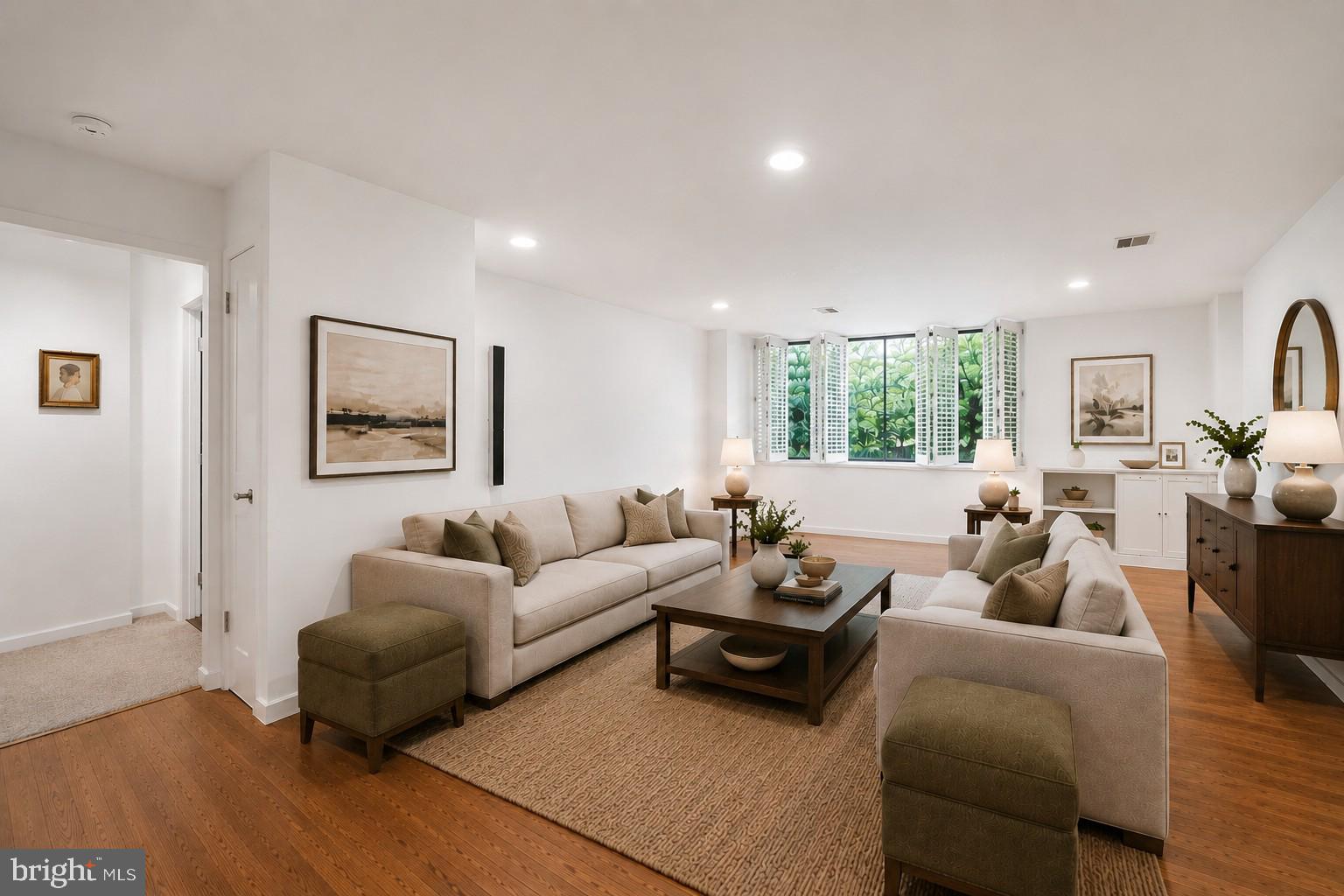 4100 Cathedral Avenue Northwest, Unit 615 Washington, DC 20016 - Photo 7 of 48 Virtually Staged Living Room