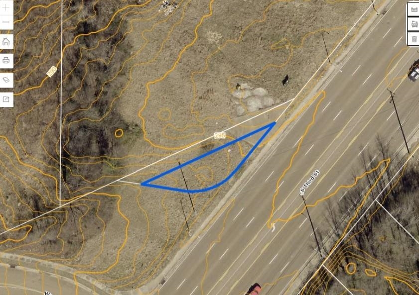 4501 South 3rd Street Memphis, TN 38109 - Photo 3 of 4 Aerial map of property and surrounding area