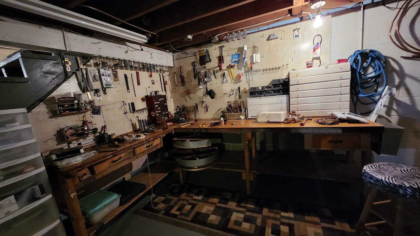 177 Ohio Street Millinocket, ME 04462 - Photo 21 of 26 basement workshop