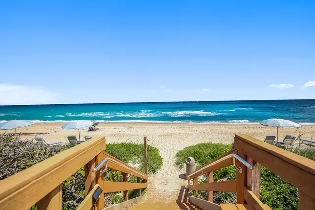a view of an ocean from a balcony