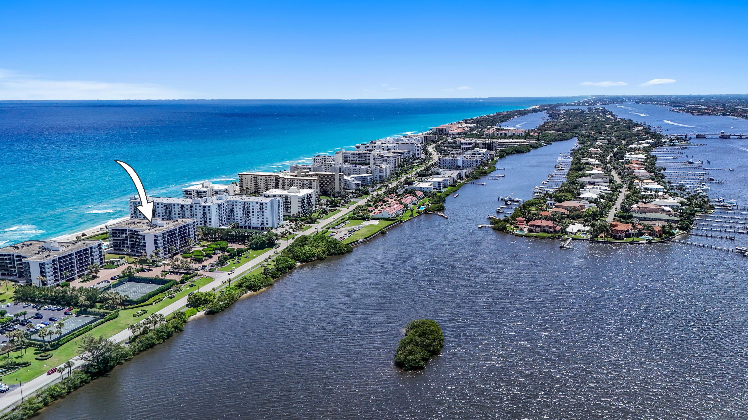 3440 South Ocean Boulevard, Unit 402S Palm Beach, FL 33480 - Photo 29 of 33 a view of a city and ocean view