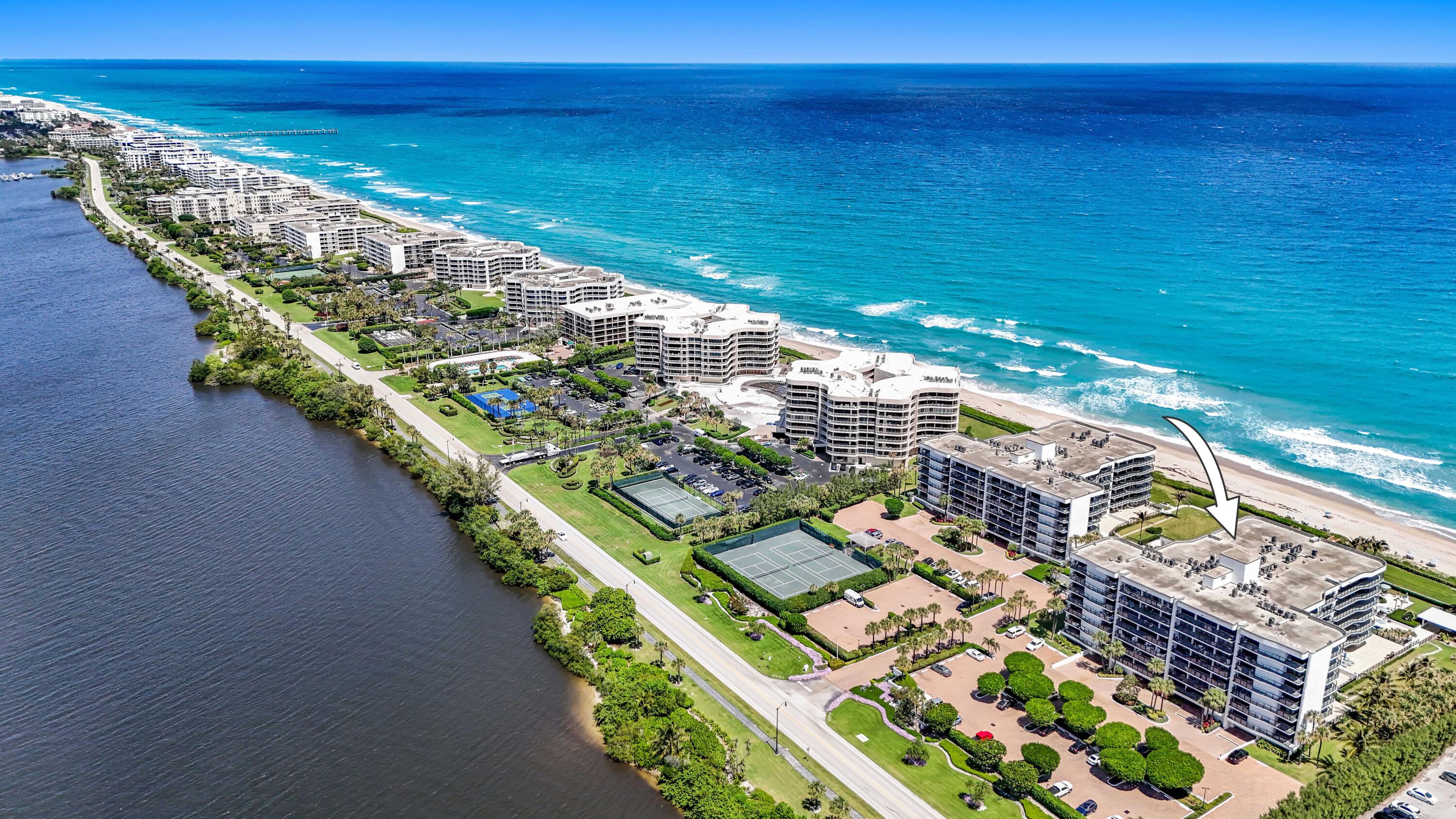 3440 South Ocean Boulevard, Unit 402S Palm Beach, FL 33480 - Photo 30 of 33 a city view with tall buildings