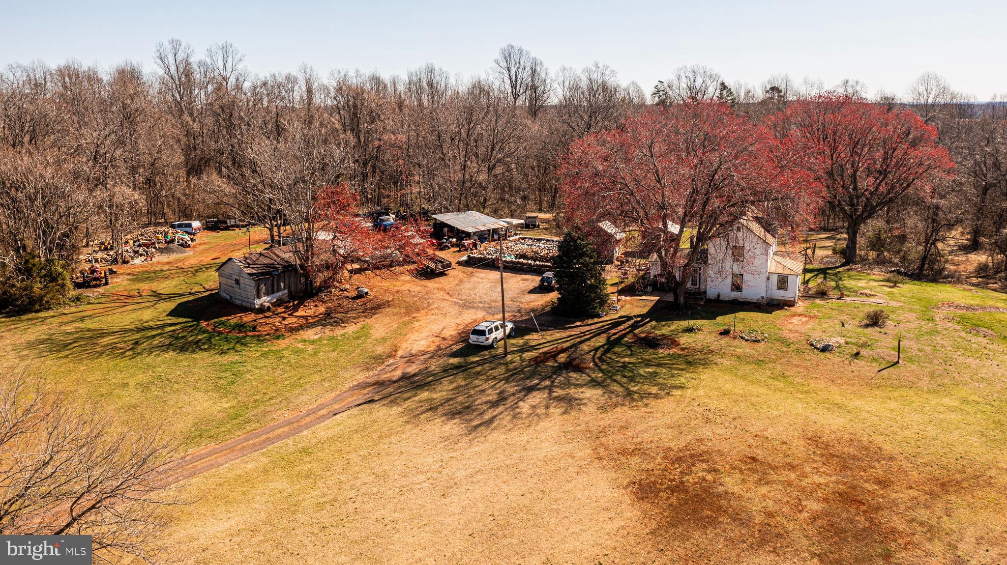 8158 Botha Road Warrenton, VA 20186 - Photo 11 of 30 a view of a yard with snow on the road