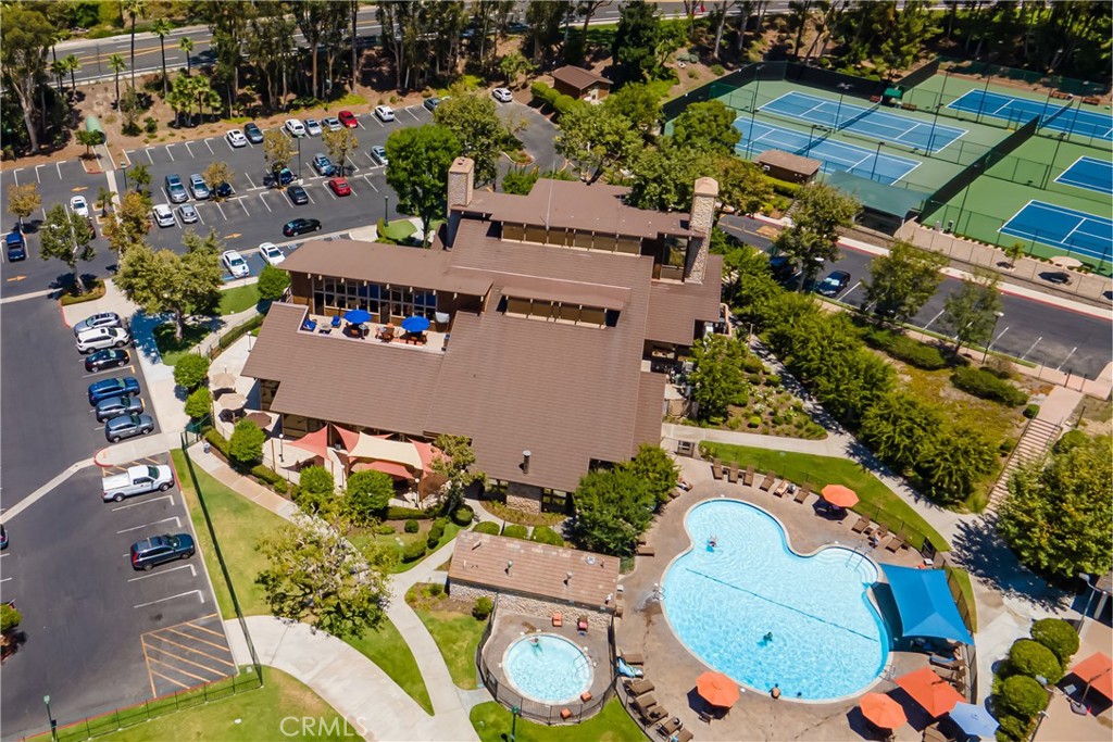22058 Arrowhead Lane Lake Forest, CA 92630 - Photo 55 of 62 an aerial view of a house swimming pool a patio and outdoor seating
