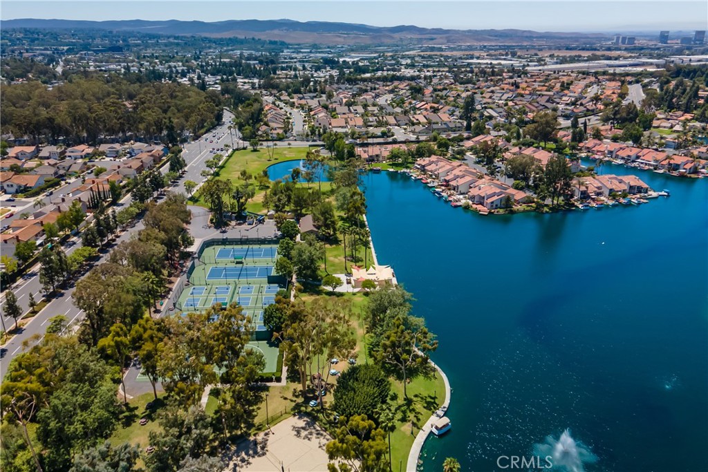 22058 Arrowhead Lane Lake Forest, CA 92630 - Photo 59 of 62 an aerial view of a house with a lake view