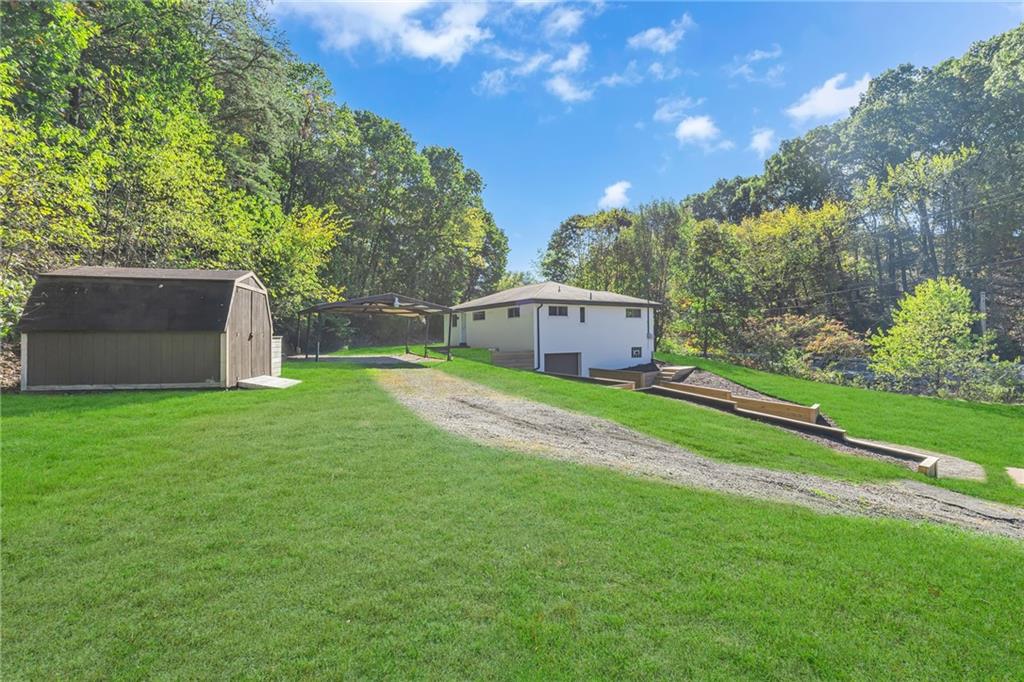 584 Chapel Road Aliquippa, PA 15001 - Photo 4 of 30 Driveway and parking access are off of Elkhorn Rd.