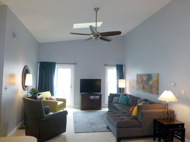 1726 Ranchview Drive Naperville, IL 60565 - Photo 5 of 14 a living room with furniture and a flat screen tv