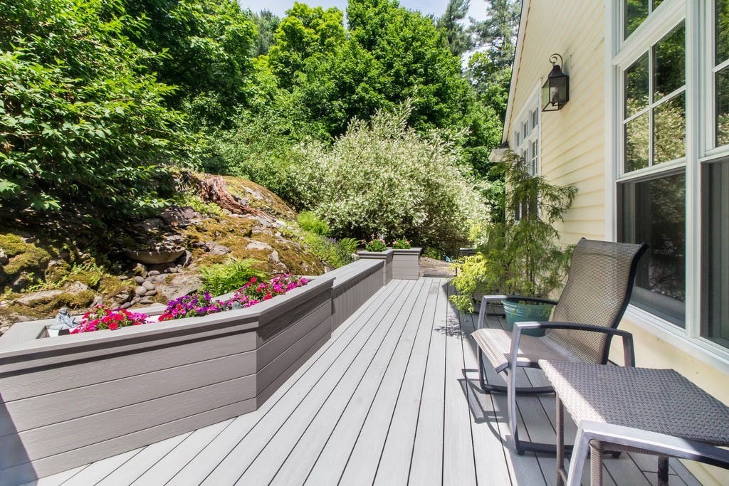 16 Chiltern Road Weston, MA 02493 - Photo 31 of 35 a view of balcony with furniture and flowers