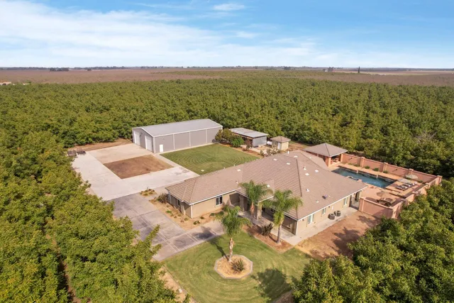 a view of a city from a patio