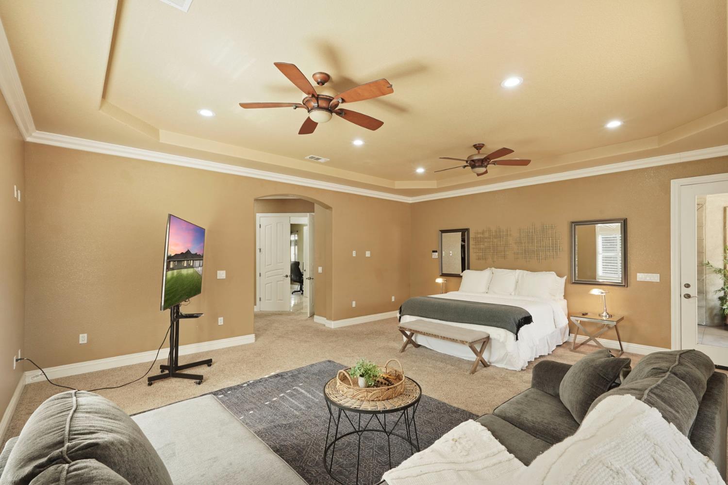 7306 Van Allen Road Stockton, CA 95215 - Photo 39 of 87 a living room with furniture and a potted plant
