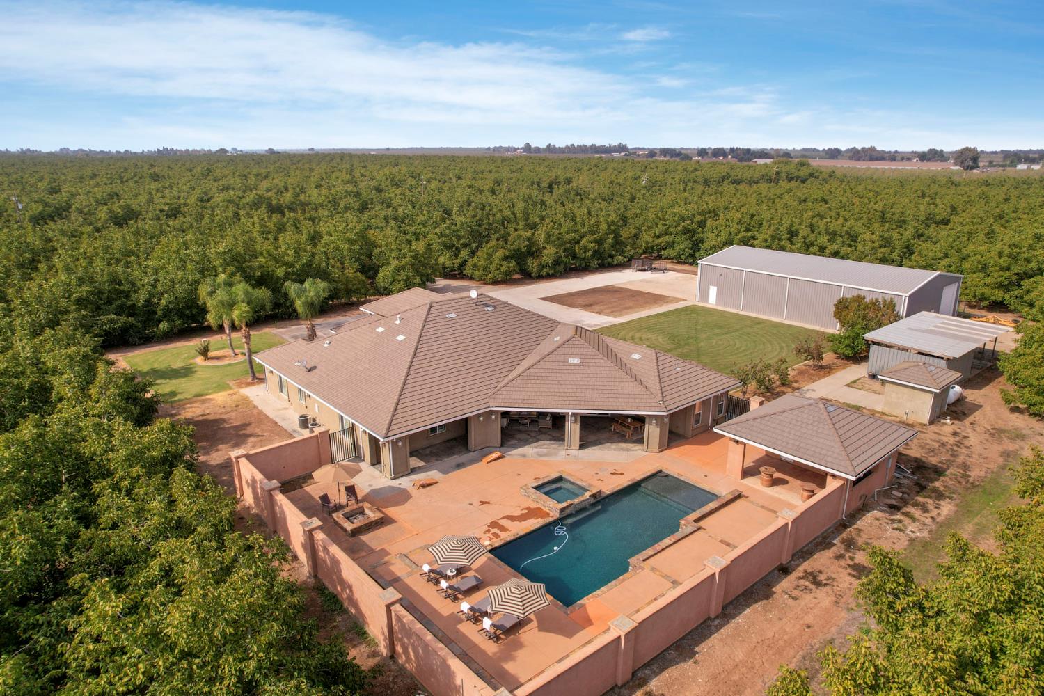 7306 Van Allen Road Stockton, CA 95215 - Photo 10 of 87 an aerial view of a house with a garden