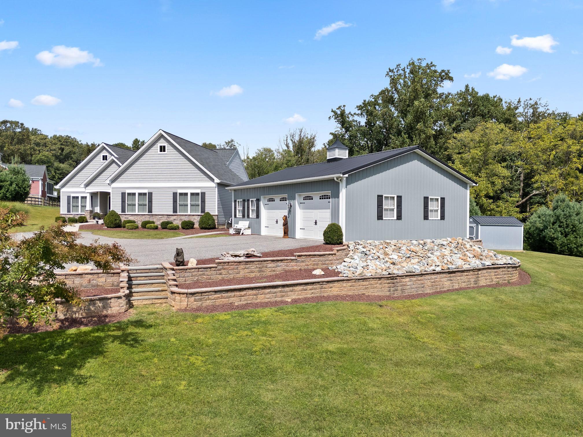 308 Rockspring Church Road Forest Hill, MD 21050 - Photo 7 of 79 Stone stairway with access to open side yard