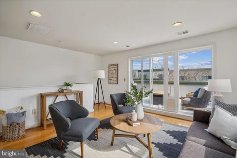 a view of a city with tall buildings