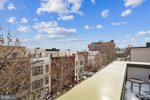 a front view of a building with street