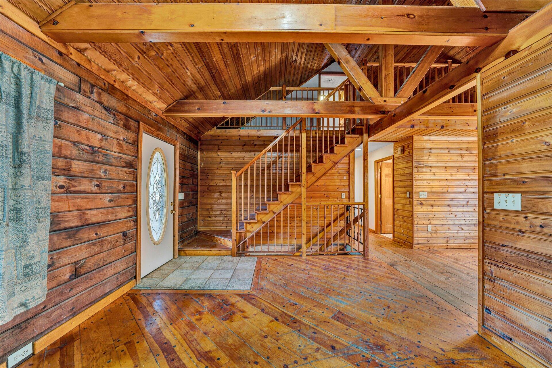 4676 North Fork Road Elliston, VA 24087 - Photo 8 of 28 a view of entryway with wooden floor