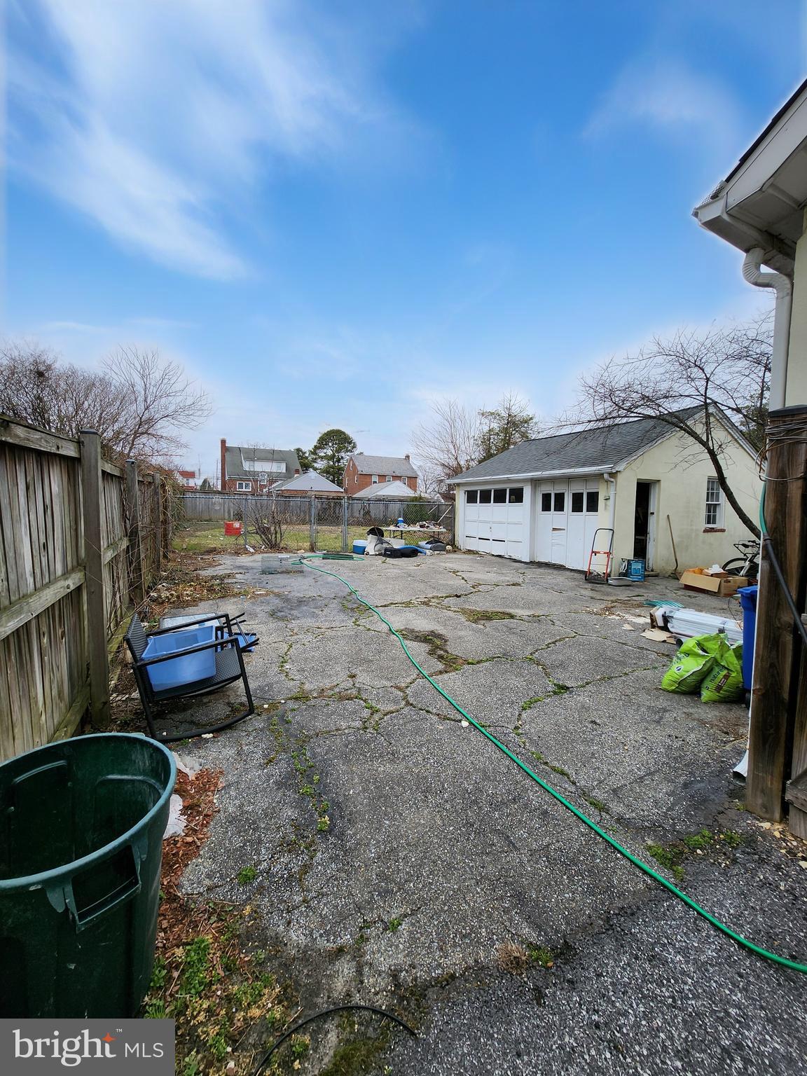 708 George Avenue Baltimore, MD 21221 - Photo 18 of 20 Large Parking Area and Detached Garage