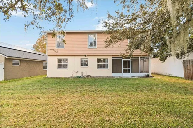 a view of a backyard with a garden