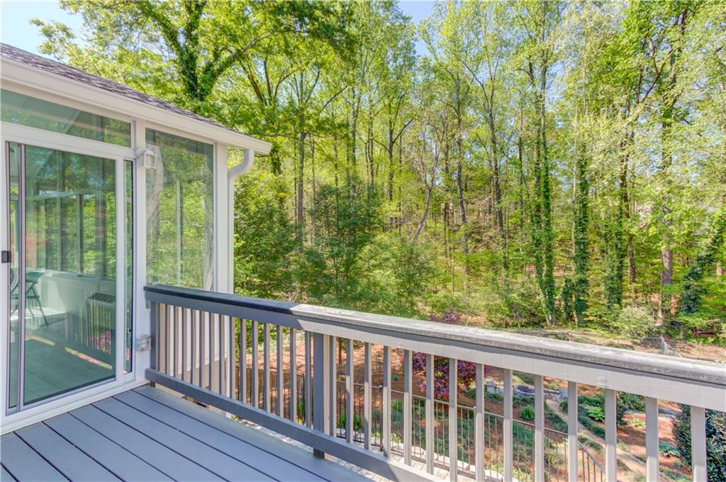 3220 Governors Court Duluth, GA 30096 - Photo 19 of 48 a view of a balcony with wooden floor