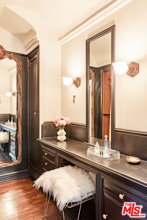 3701 Shannon Road Los Angeles, CA 90027 - Photo 20 of 54 a bathroom with a sink and a mirror