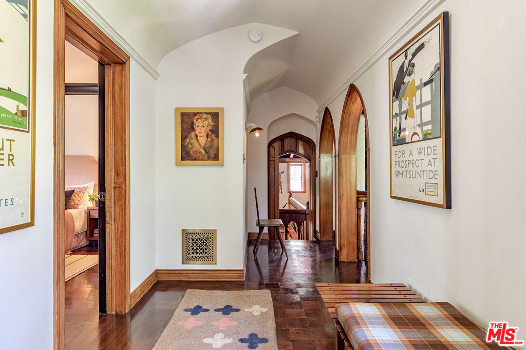3701 Shannon Road Los Angeles, CA 90027 - Photo 28 of 54 a view of an entryway with wooden floor