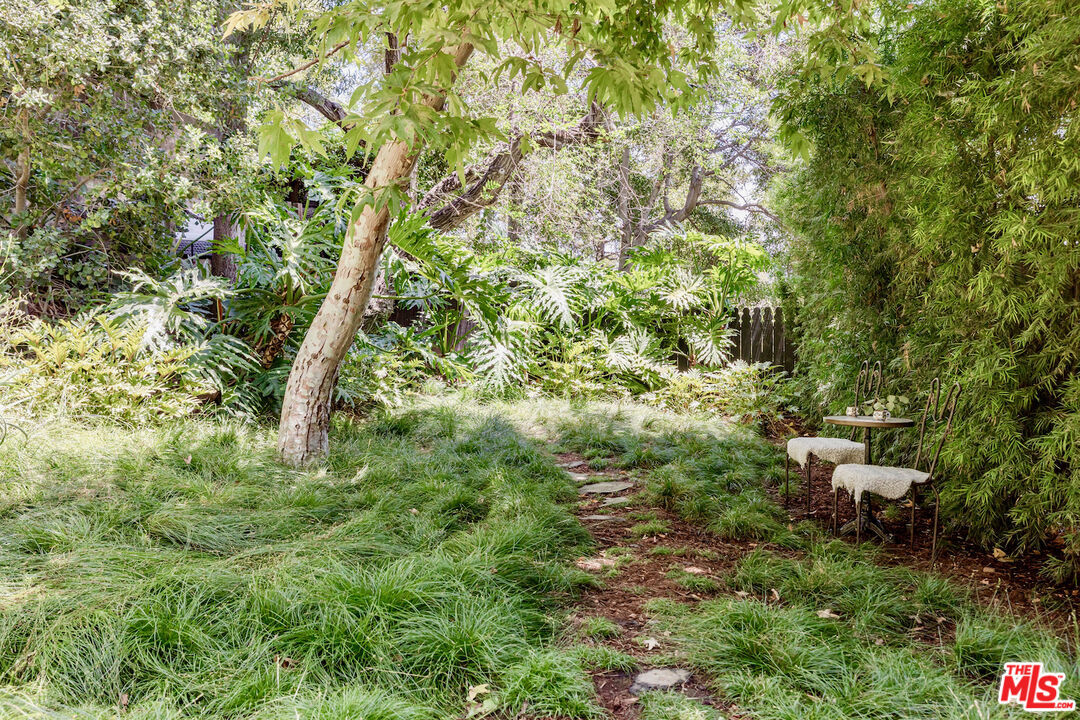 3701 Shannon Road Los Angeles, CA 90027 - Photo 48 of 54 a view of a forest with a bench and trees