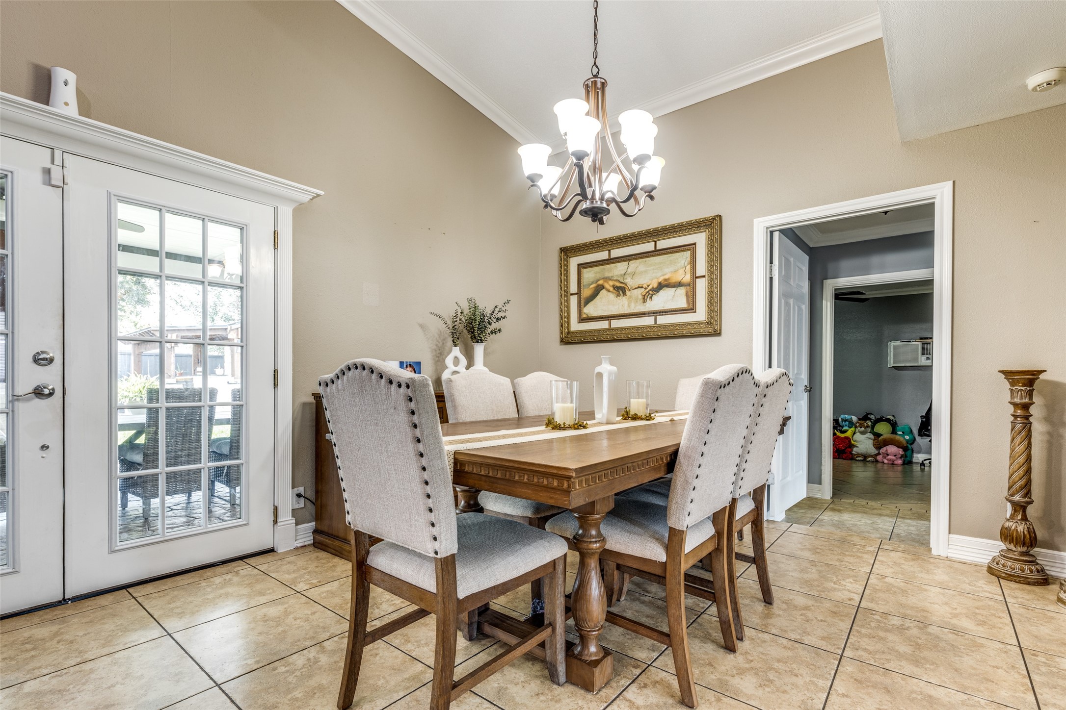 7953 Hammerly Boulevard Houston, TX 77055 - Photo 11 of 24 a view of a dining room with furniture window and outside view