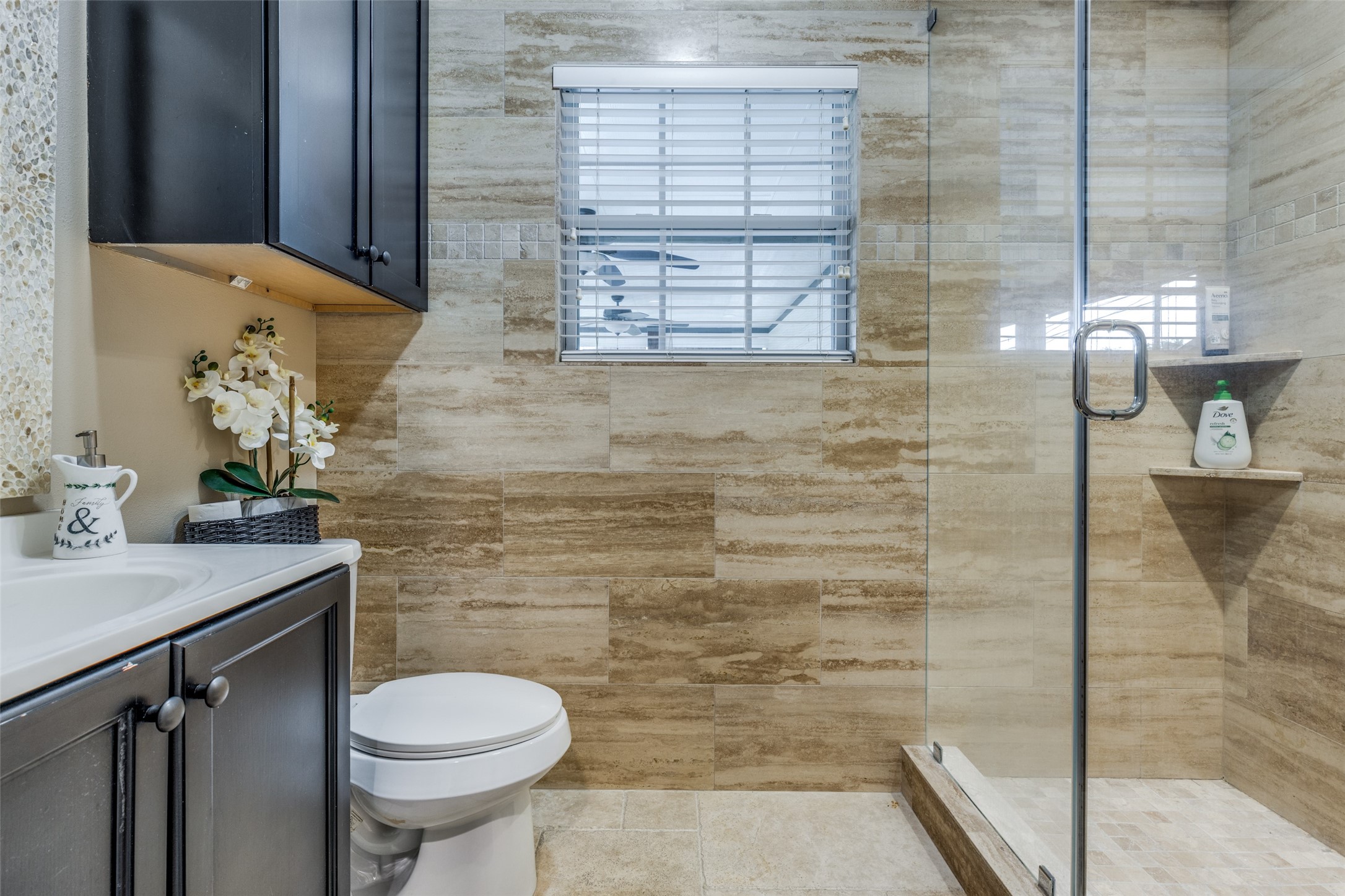 7953 Hammerly Boulevard Houston, TX 77055 - Photo 14 of 24 a bathroom with a sink and a toilet