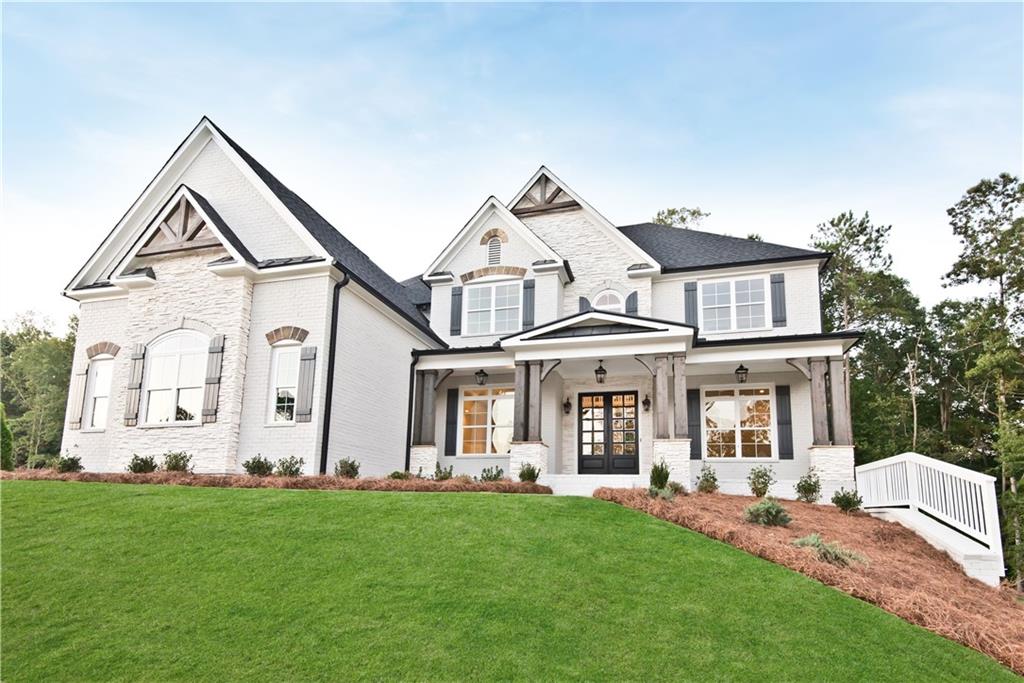 VISIT SHIRLEY ESTATES IN ALPHARETTA.  GATED COMMUNITY.  FINAL PHASE OF WINDWARD. STUNNING ROSEBRIAR ELEVATIONS IN SHIRLEY ESTATES BY TOLL BROTHERS. PHOTO IS REPRESENTATIVE.