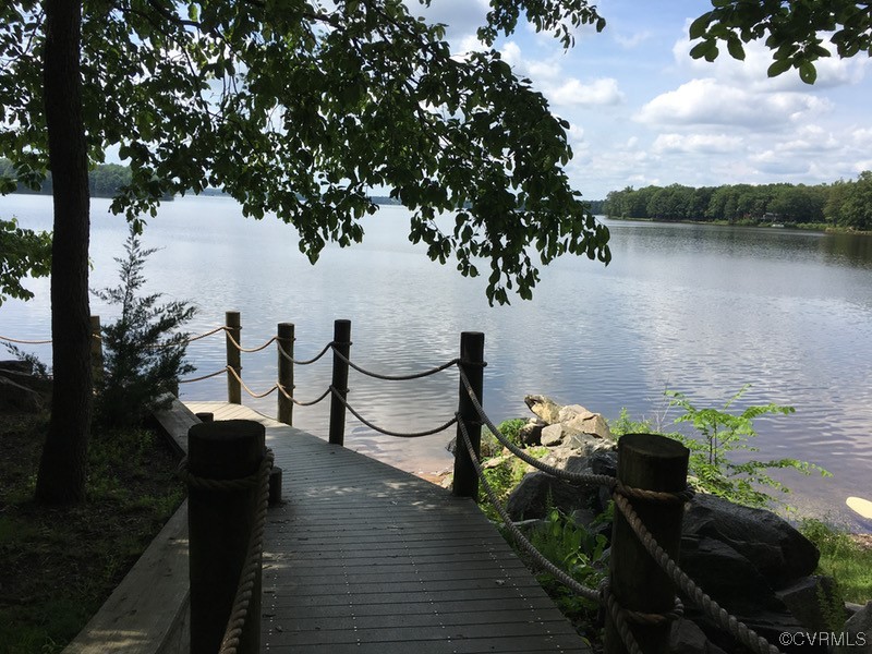 5826 Spinnaker Cove Road Midlothian, VA 23112 - Photo 35 of 38 Neighborhood dock area featuring a water view