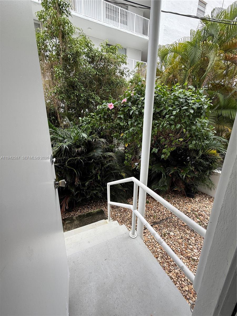 1011 9th Street, Unit 1 Miami Beach, FL 33139 - Photo 12 of 15 a view of outdoor space with garden