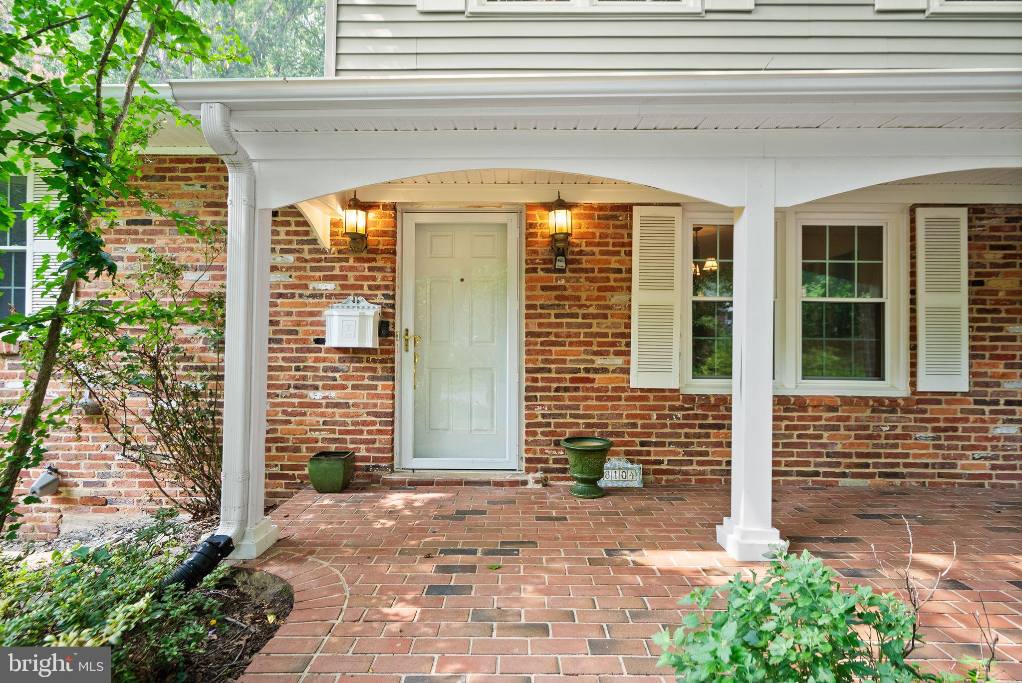 8104 Chivalry Road Annandale, VA 22003 - Photo 5 of 61 Lovely brick porch