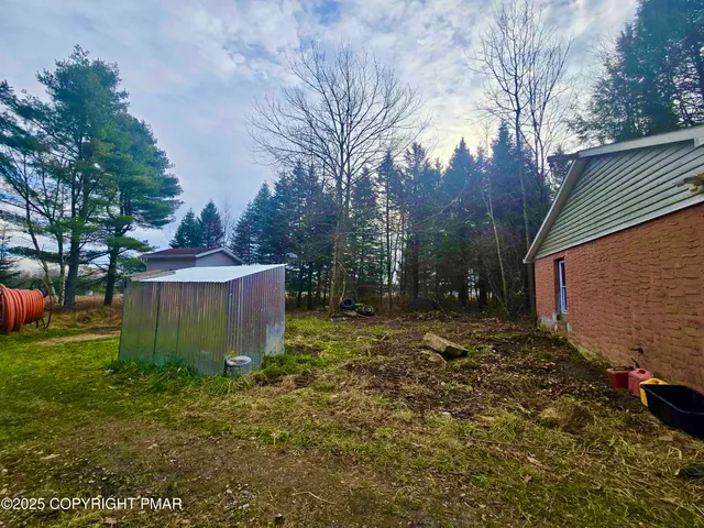 a view of outdoor space with garden