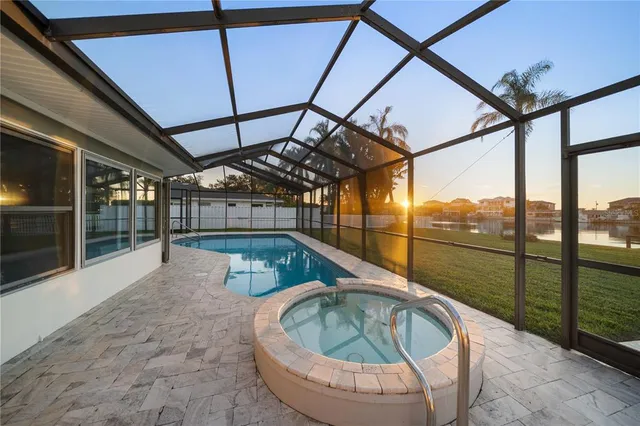 a view of small pool