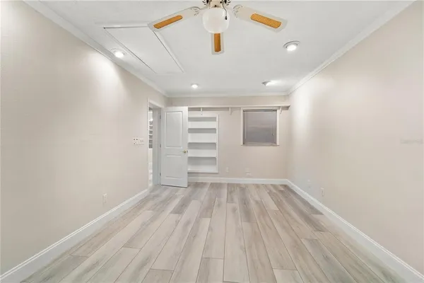 a very nice looking room with a large window